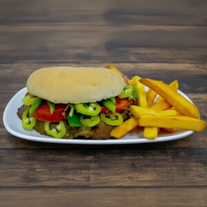 CHURRASCO CHACARERO (PORCIÓN PAPAS REGALO)